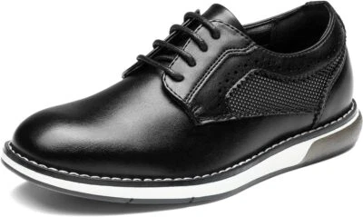 Kids Boys Oxford Shoes Formal Dress Shoes Casual Shoes Lace up Shoes Comfort - Image 1 of 4