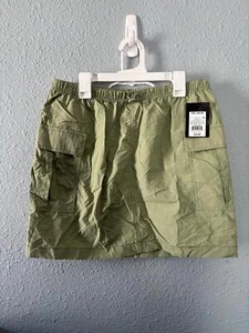 NWT Youth Art Class Olive Green thin athletic cargo skirt size XXL (16/18). Does - Picture 1 of 5