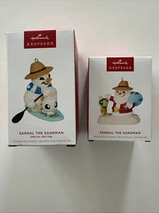 Hallmark 2024 Sandale The Sandman 2er Set Ornamente - Bild 1 von 8