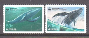 Australia 2006 Whales Down Under fine used pair self adhesive stamps.Blue whale - Picture 1 of 1
