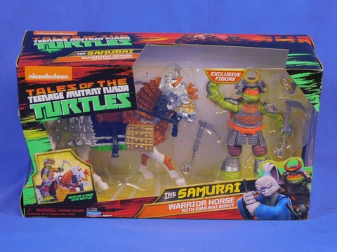 TALES OF THE TEENAGE MUTANT NINJA TURTLES SAMURAI WARRIOR HORSE & MIKEY TMNT Cover