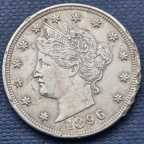 1896 Liberty Head Nickel 5c Better Grade XF + Details #56892 Cover