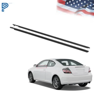 Window Weatherstrip Seals Fit For Scion TC 2005-2009 2010 Left&Right Door Black - Picture 1 of 24