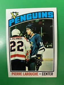 1976-77 Topps Pierre Larouche Pittsburgh Penguins #199 - Picture 1 of 2