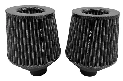 DUAL VORTEX admisión de aire para BMW 335 N54 - PATRÓN FIBRA CARBONO VS Foto 1 de 4
