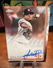 2019 Topps Chrome Rookie Autograph Auto  Framber Valdez  CARD # RA-FV NM/M