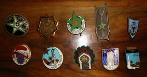 10 Insigne Maroc base agadir train transmission arthus bertrand metra nice drago - Imagen 1 de 2
