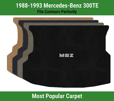 Alfombra de cubierta Lloyd Ultimat para Mercedes-Benz 300TE '88-93 con logotipo de apliques MBZ Foto 1 de 4