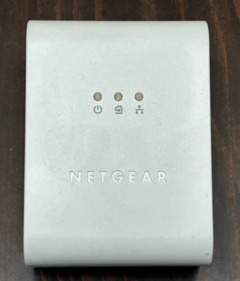 Netgear XE103 85 Mbps Wall-Plugged Ethernet Adapter-PREOWNED White - Image 1 of 4