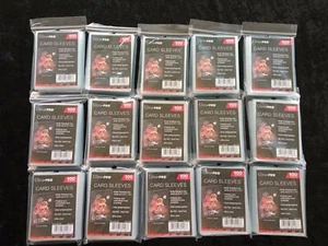 Lot 15 X 100 pochettes Ultra Pro protèges cartes sleeve Pokemon yugioh magic dbz - Picture 1 of 5