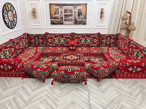 U shaped sectional sofa, floor sofa couch bed, arabic majlis sofa, floor cushion