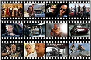 Fast and Furious Film Reel Edible Icing Ribbon Cake Decoration Pre Cut - Picture 1 of 2