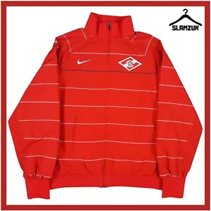 More details for spartak moscow football jacket large training track top 2008 2009 336572-611 dk9