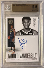 2018-19 Panini Encased Rookie Auto Jarred Vanderbilt 17/75  Denver BGS 9.5