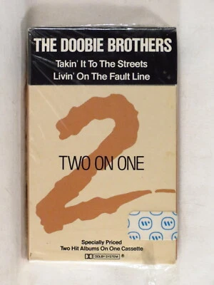 DOOBIE BROTHERS - Two On One: Streets, Fault Line 1983 1st US cassette SEALED  - Image 1 of 4