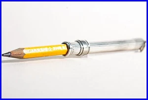 L&C HARDTMUTH Silber Reise o. Taschen Bleistift Verlängerer Uhrenkette - Bild 1 von 4