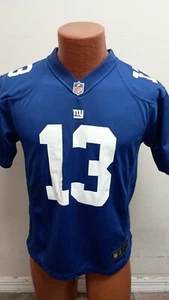 Nike NFL On Field NY Giants Beckham Jr 13 Youth Large 14-16 Blue Jersey. - Picture 1 of 5