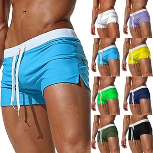 Mens Swimming Board Shorts Swim Shorts Trunks Swimwear Beach Summer Boxer Trunk - Picture 1 of 26