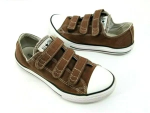 Converse All Star CT 3V OX Chocolate Junior Shoes Size 2 Youth - Picture 1 of 8