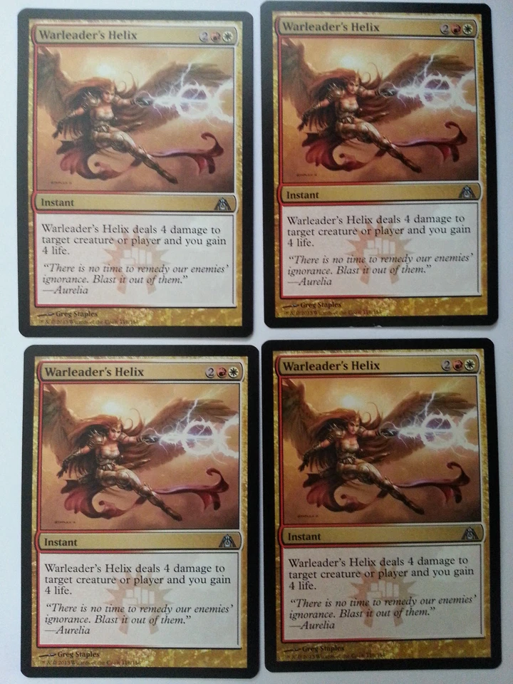 Warleader's Helix playset (4 cards) Dragon's Maze NM Magic DGM MtG - Image 1 of 1