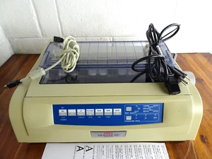 OKI Okidata Microline 490 24 Pin Dot Matrix Printer Tested and Working - Picture 1 of 6