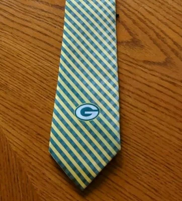 Corbata para hombre Green Bay Packers con licencia para fanático del fútbol americano de la NFL corbata a rayas nueva Foto 1 de 4