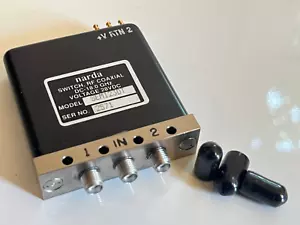 NARDA SEM123DT RF SMA FAIL SAFE COAXIAL RELAY 18GHz 28Vdc SPDT AD2N34 - Picture 1 of 6
