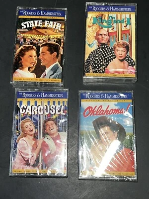Rogers Hammerstein Cassette Lot 4 Musical Carousel Oklahoma King I State SEALED - Image 1 of 3