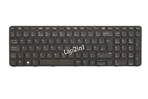 Nowa klawiatura HP ProBook 450 G3 455 G3 470 G3 Wielka Brytania z ramką 818249-031 827028-031 - Zdjęcie 1 z 3