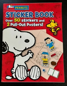 PEANUTS Snoopy coloring 50+ Sticker Book With 2 Posters (New) by Bendon  - Picture 1 of 1