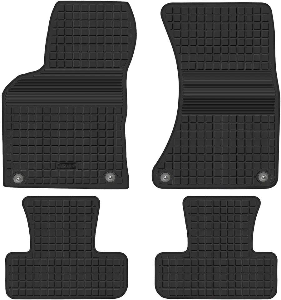 Alfombrillas de goma HD-Mart para Audi Q5 SQ5 2009-2017, completamente negras  Foto 1 de 4