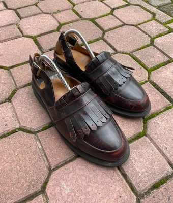 Sandalias Dr. Martens Rojo Cereza San Valentín Borla Sin Cordones Para Mujer Talla US 10 UK 8 Foto 1 de 4