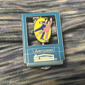 Eiskunstlauf Wirbel Pin Mitsubishi Ex Willey Collaboration Werbe Pin - Bild 1 von 2