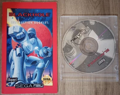 Black Hole Assault (Sega CD, 1992) authentic game disc and manual ONLY, NO CASE - Image 1 of 3