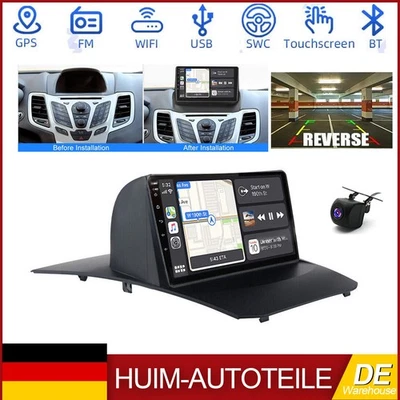 für Ford Fiesta MK6 bj. 2008-2016 Android 13 Carplay Autoradio Navi 32GB BT WIFI - Bild 1 von 4