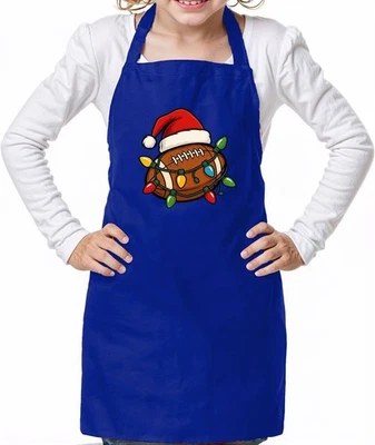 Américain Football Noël - Unisexe Enfants Tablier - Amour Lecteur Bol - Photo 1/2