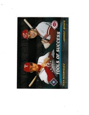 2001 Topps Chrome #TC5 J Bench I Rodriguez NM+ Combined Shipping Available  - Image 1 of 2