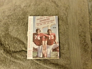 1978 OKLAHOMA FOOTBALL MEDIA GUIDE Yearbook BILLY SIMS HEISMAN TROPHY Program AD - Picture 1 of 15