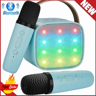 MARKENLOS Bluetooth Lautsprecher Stereo Soundbox Tragbarer Karaoke-Maschine Mit Mikrofon