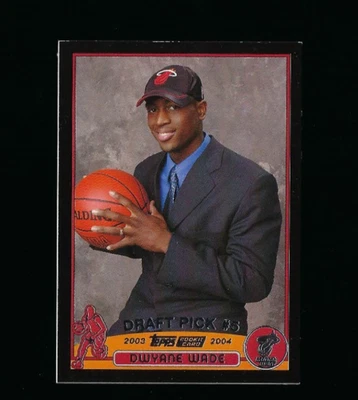 2003-04 Topps negro * Dwyne Wade * #225 - ¡Novato!  - 001/500 ¡RARO! Foto 1 de 3