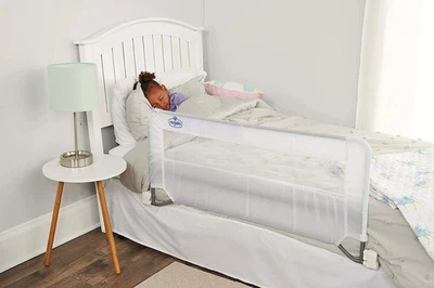 Protector de riel de cama de seguridad colgante escondido para niños bebé 43 x 20 pulgadas Foto 1 de 4