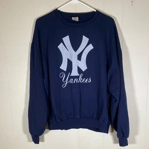Vintage jerzees Yankees Men's Crewneck sweatshirt size large unisex - Picture 1 of 6