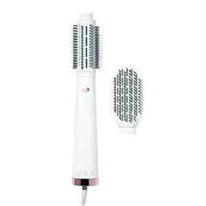 "T3 AireBrush Duo Interchangeable Hot Air Blow Dry Brush with White/Rose Gold - Picture 1 of 15