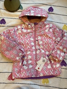 Obermeyer Youth Girls Size 7 Snow-girl Pink Ashor Jacket - Picture 1 of 7