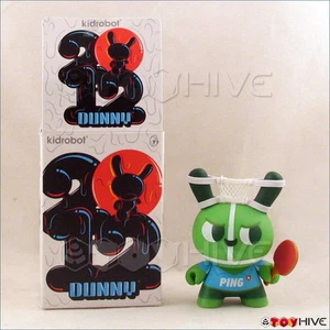 Kidrobot Dunny 2012 series vinyl figure blue Ping by Mauro Gatti original box - Picture 1 of 1