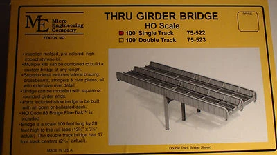 HO Micro- Engineering #75-522 THUR GIRDER BRIDGE 100' SINGLE TRACK HO SCALE - Image 1 of 4