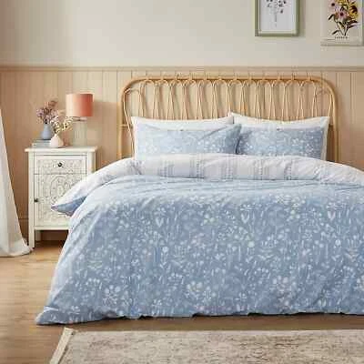 NEW IN PACK DUNELM Florence Floral Duvet Cover & Pillowcase Set