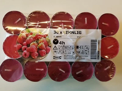 New 30 x IKEA Candle Unscented or Scented Tealight Candles 4/3.5H - Image 1 of 4