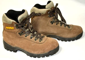Asolo AFX 535 Trail hiking boots Womens 8.5 Nubuck Leather Vibram Sole Romania - Picture 1 of 8