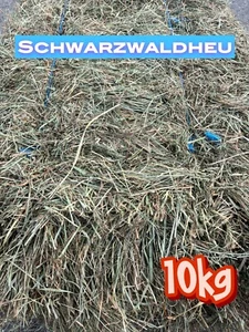 Heu 10kg 2. Schnitt Schwarzwaldheu für Kaninchen Schafe Pferde sehr Artenreich - Bild 1 von 4
